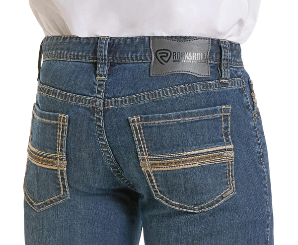 Rock & Roll Slim Straight Medium Wash Jean
