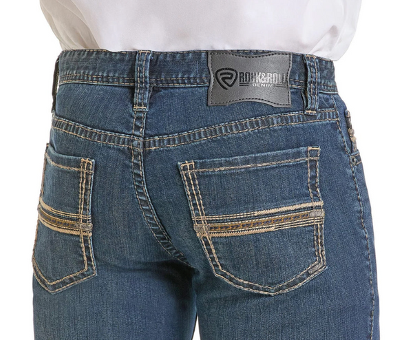 Rock & Roll Slim Straight Medium Wash Jean - BM1RD06704
