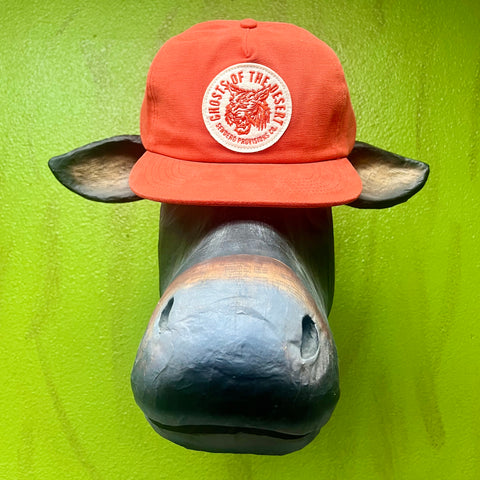 Sendero Provisions Co. Cap in Burnt Orange, with a breathable unstructured fit, and adjustable snapback closure for all-day comfort. Available at Blair's Western Wear, Marble Falls, TX.