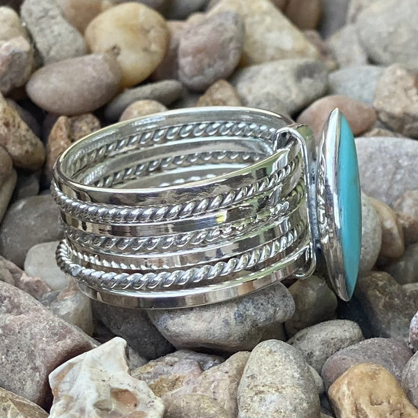 Turquoise Stacker & Spinner Ring - T5199 - BLAIR'S Western Wear located in Marble Falls TX 