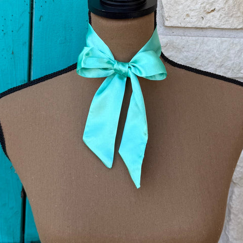 Solid Turquoise Mini Twilly Wild Rag