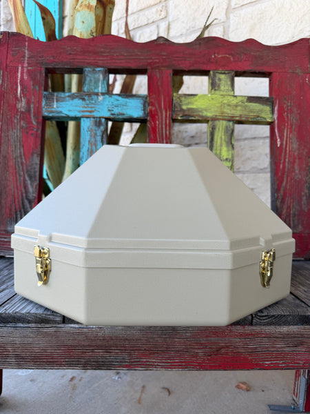 Tan Hat Carrier - 0150008-L- Available at BLAIR'S Western Wear located in Marble Falls TX.
