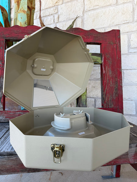 Tan Hat Carrier - 0150008-L- Available at BLAIR'S Western Wear located in Marble Falls TX.
