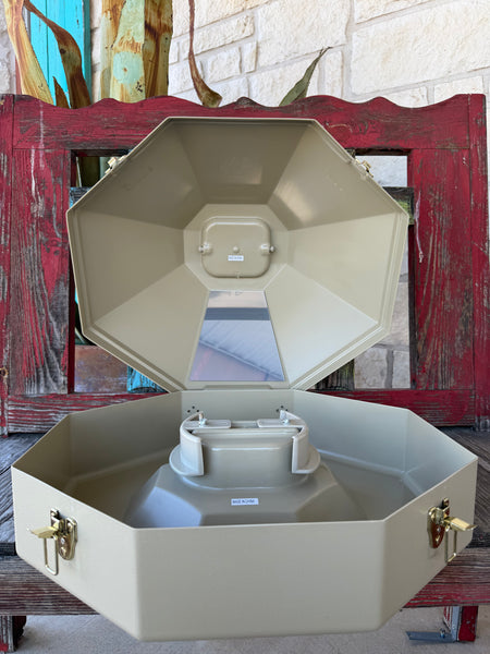 Tan Hat Carrier - 0150008-L- Available at BLAIR'S Western Wear located in Marble Falls TX.
