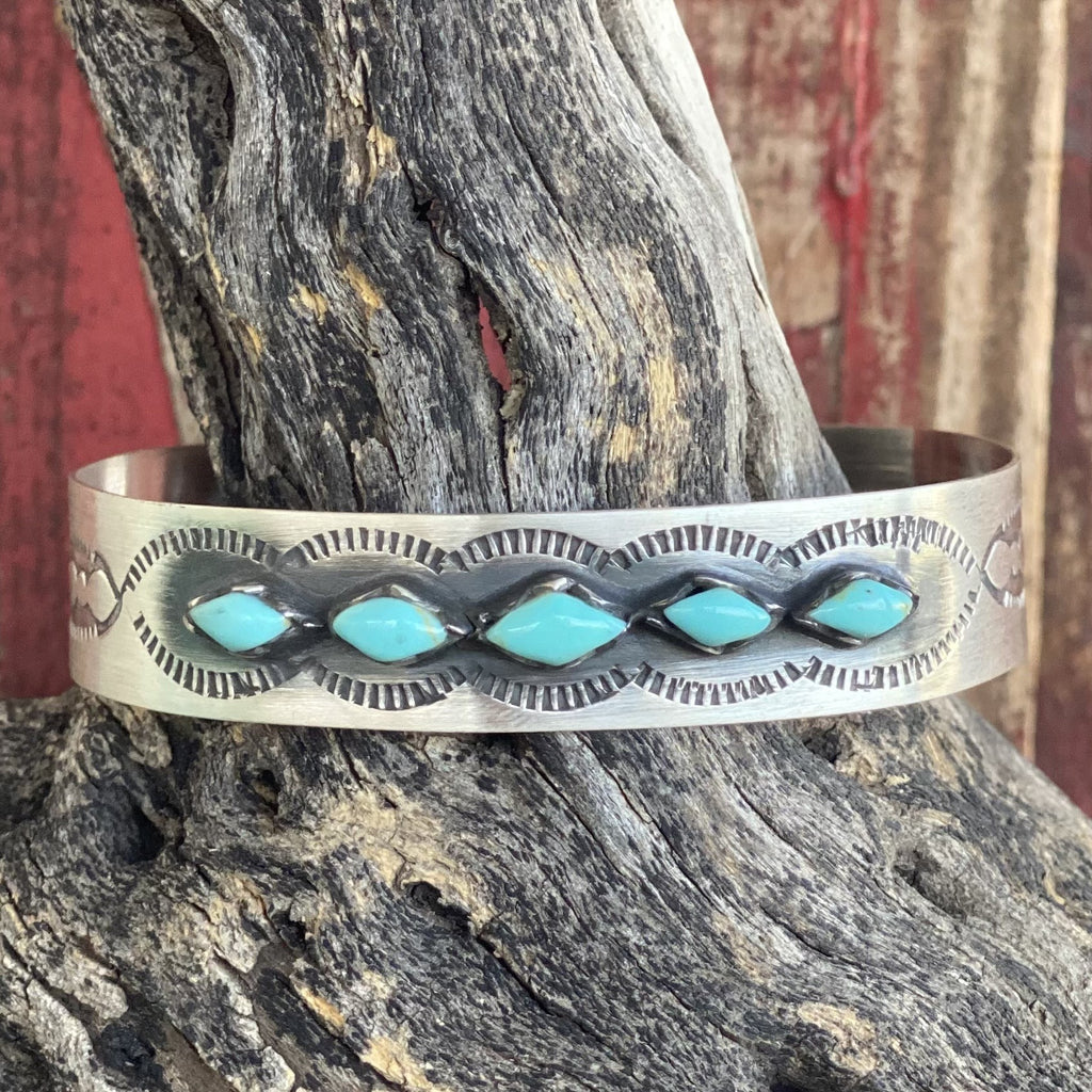 Turquoise Cuff Bracelet - T4159T - BLAIR'S Western Wear located in Marble Falls TX