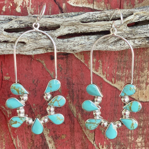 Turquoise Dangle Earring - T1443 - BLAIR'S Western Wear located in Marble Falls TX
