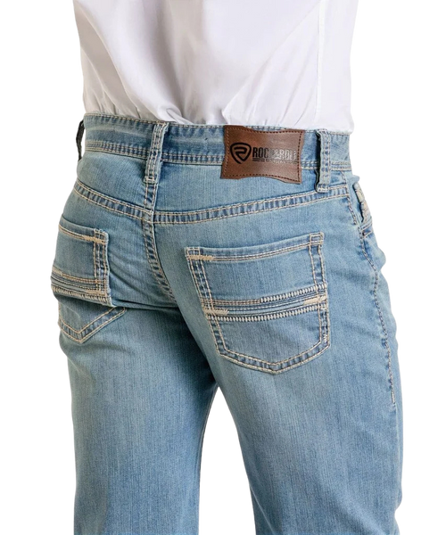 Rock & Roll Slim Double Barrel Boot Cut Jean