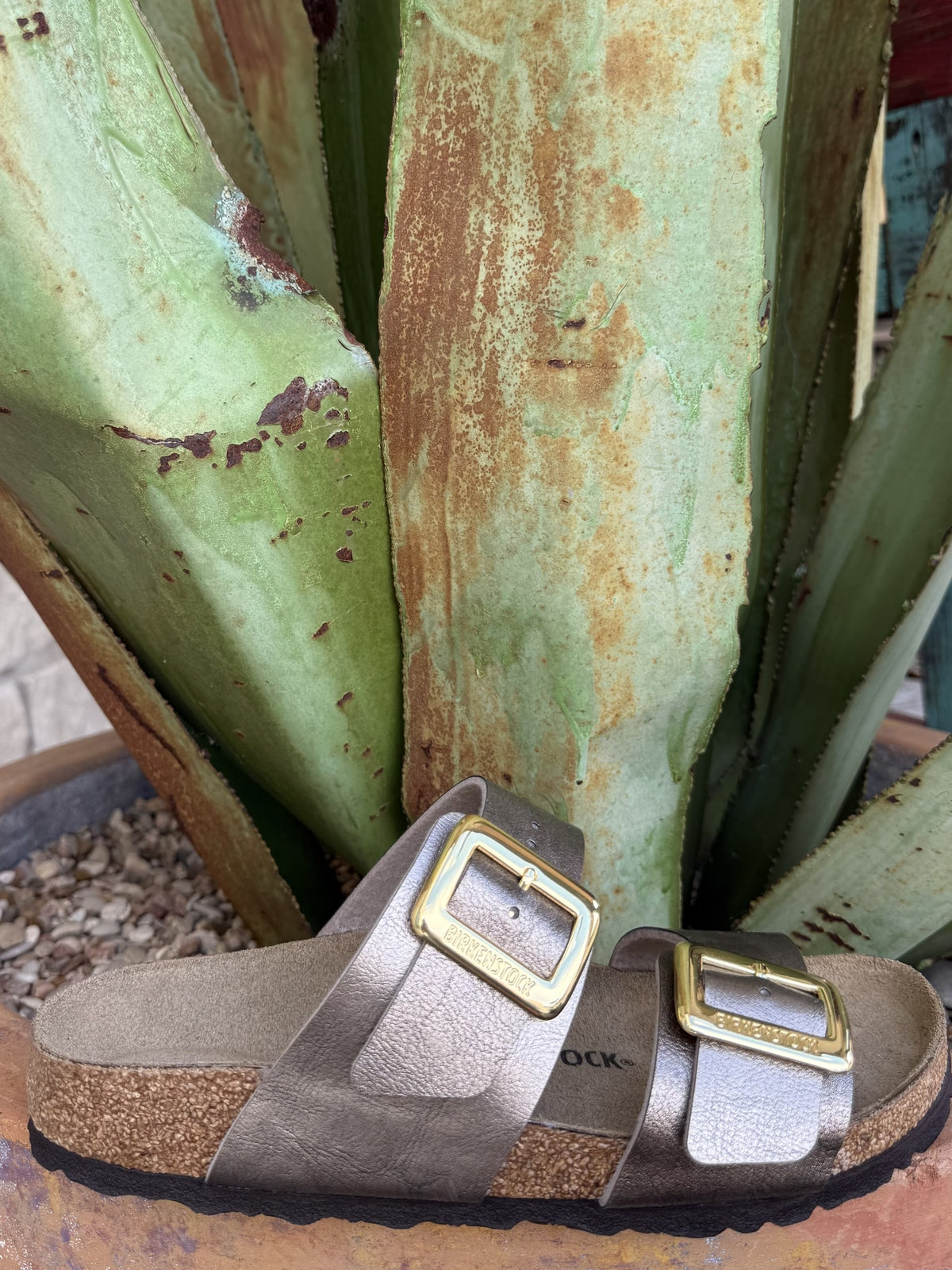 Women's Shimmer Taupe soft nubuck Sydney sandal — Blair's Western Wear Marble Falls TX