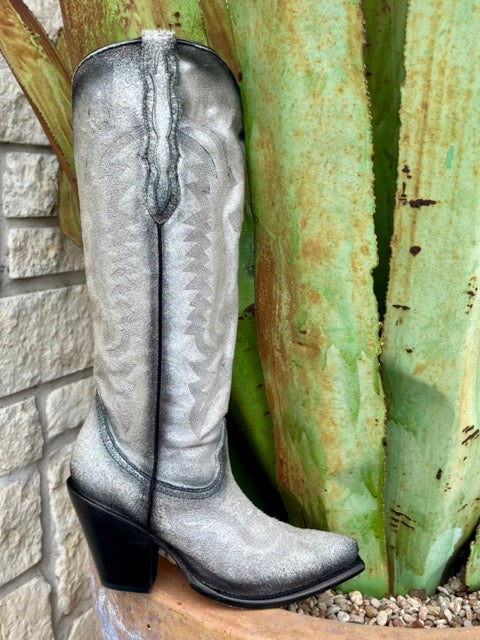 Western Wear Womens Grey Western Boots Women's Corral Silver