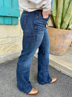 Women's Ariat Dark Wash Wide Leg Jean
