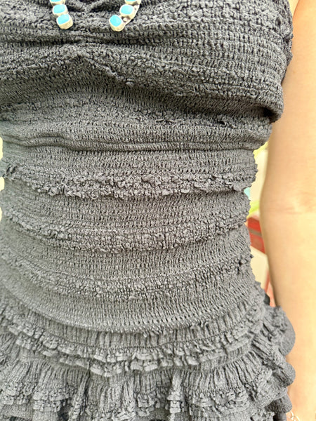 Ladies Ruffle Romper - G6859