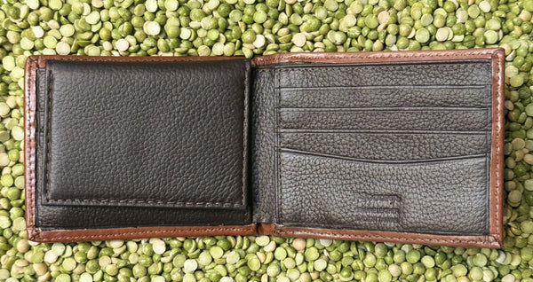 Men's Bifold Hair-On-Hide Longhorn Wallet