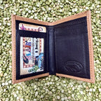 Men's Bifold Basketweave Wallet