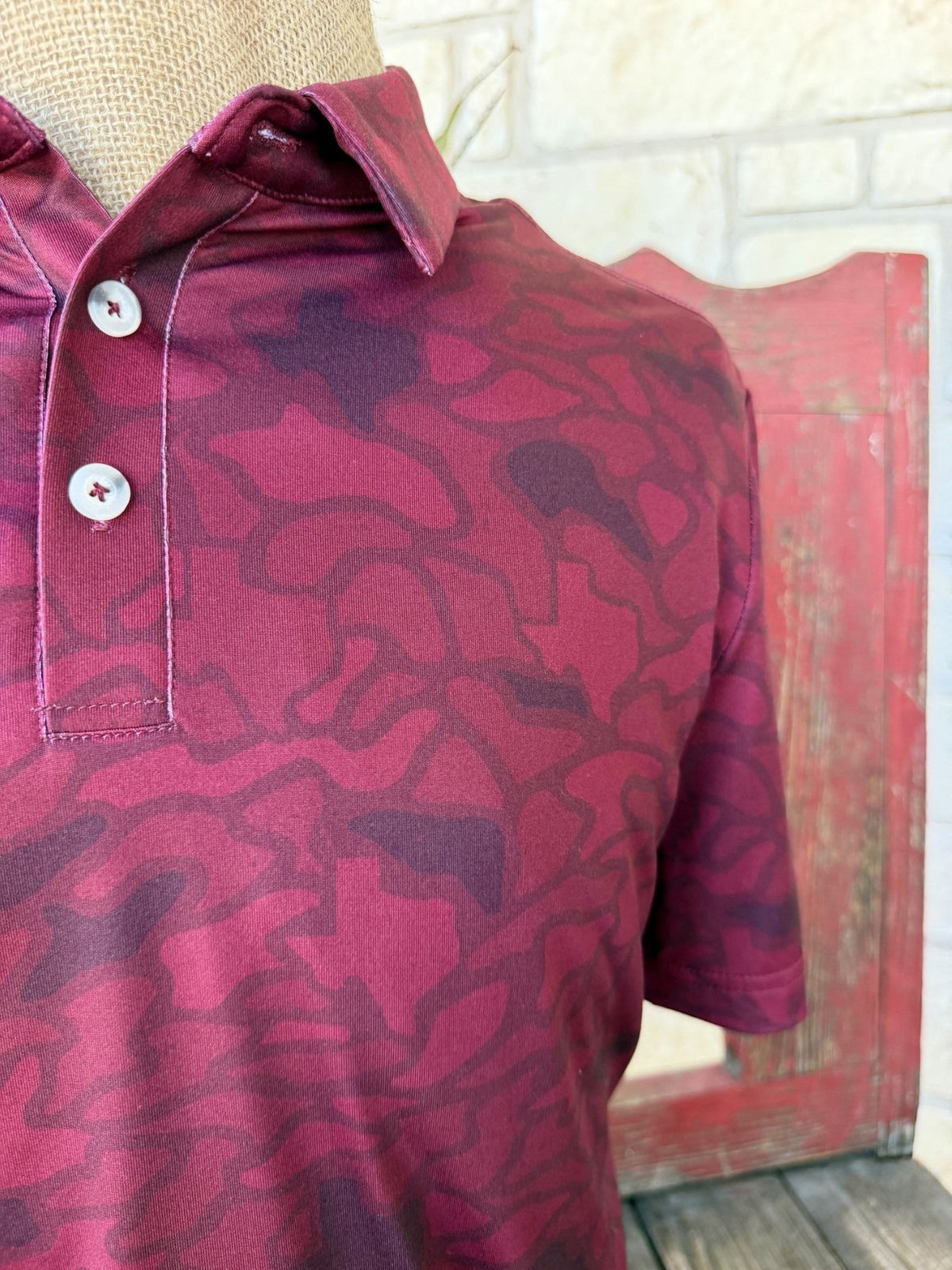 Men's Burlebo Texas Camo Pull Over Shirt