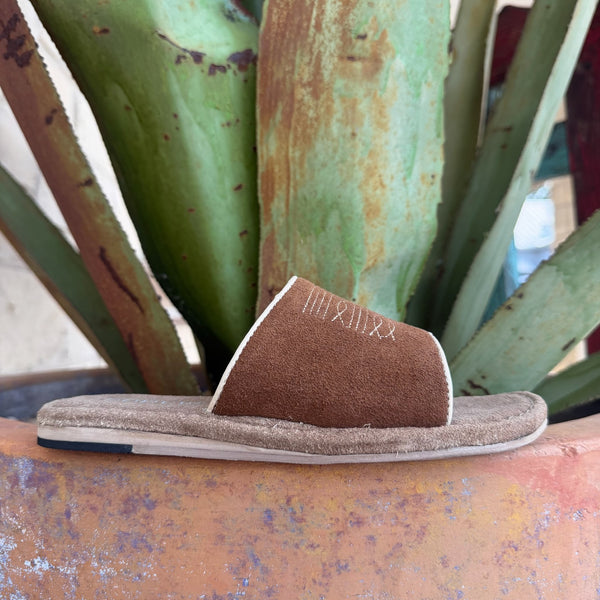 Women's Roper Tan Suede Slide Boot