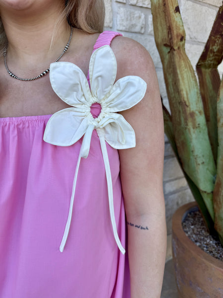 Ladies 3D Flower Dress - G7050