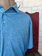 Men's Wrangler Paisley Short Sleeve Pullover Shirt