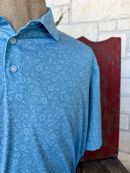 Men's Wrangler Paisley Short Sleeve Pullover Shirt