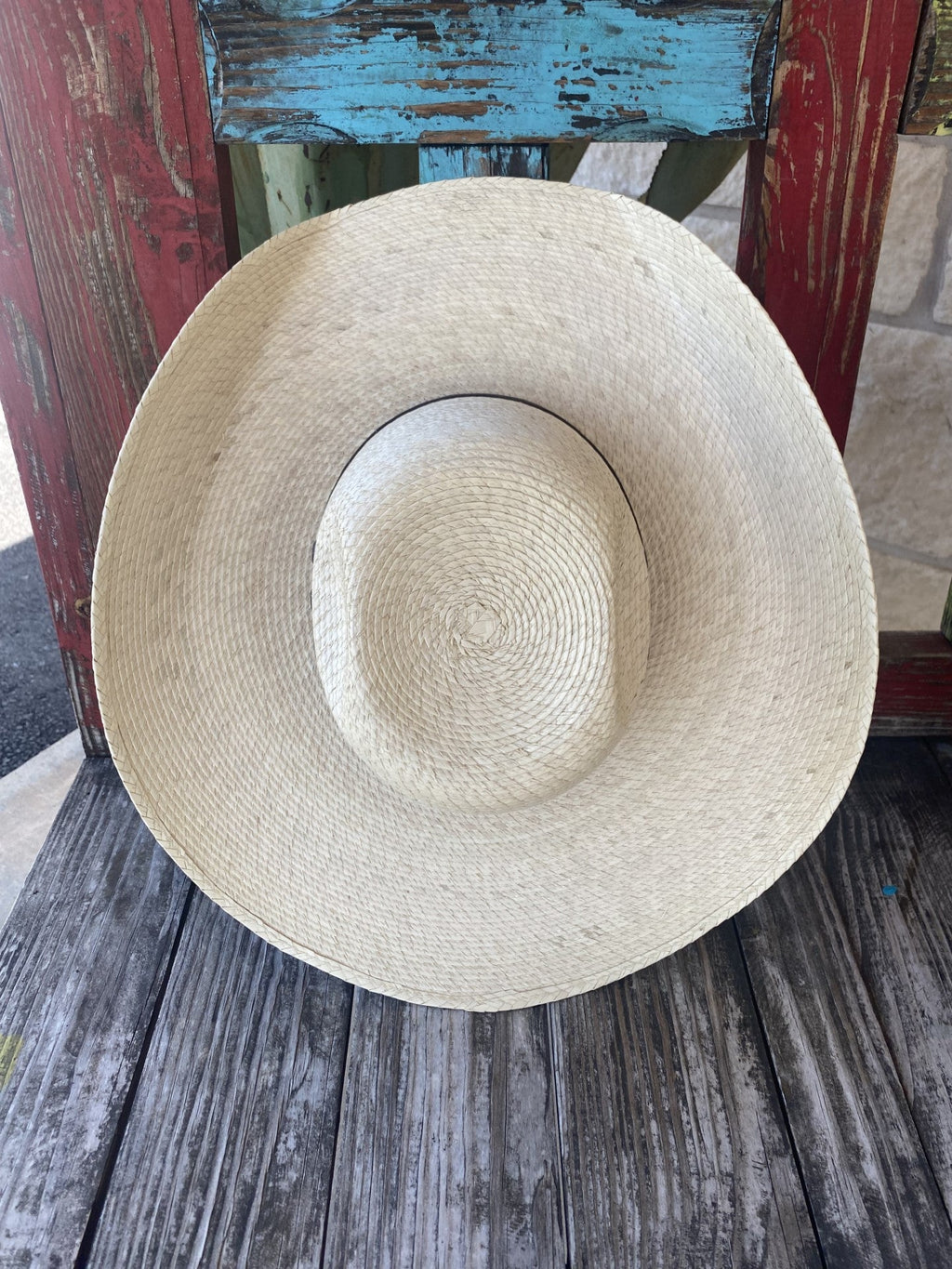 Alamo Palm Leaf Western Straw Hat