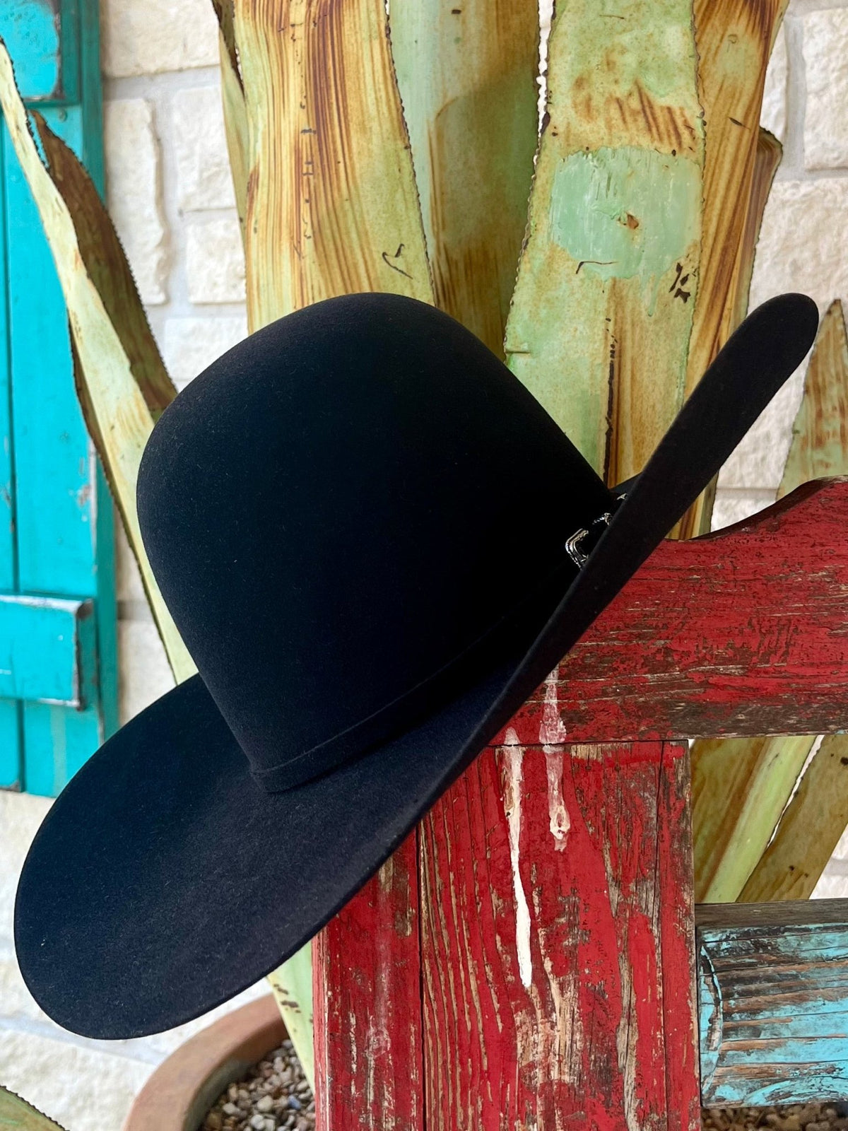 Men's American Hat Co. Black Western Hat in 10X felt, featuring a 4.50-inch open brim and classic design - 10X60BK. Available at Blair's Western Wear, Marble Falls, TX.