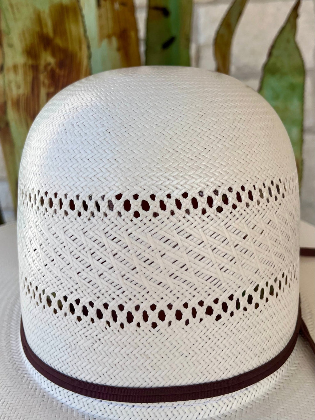 American Hat Co. Open Crown 4.5 Double-Lacquered Straw Hat