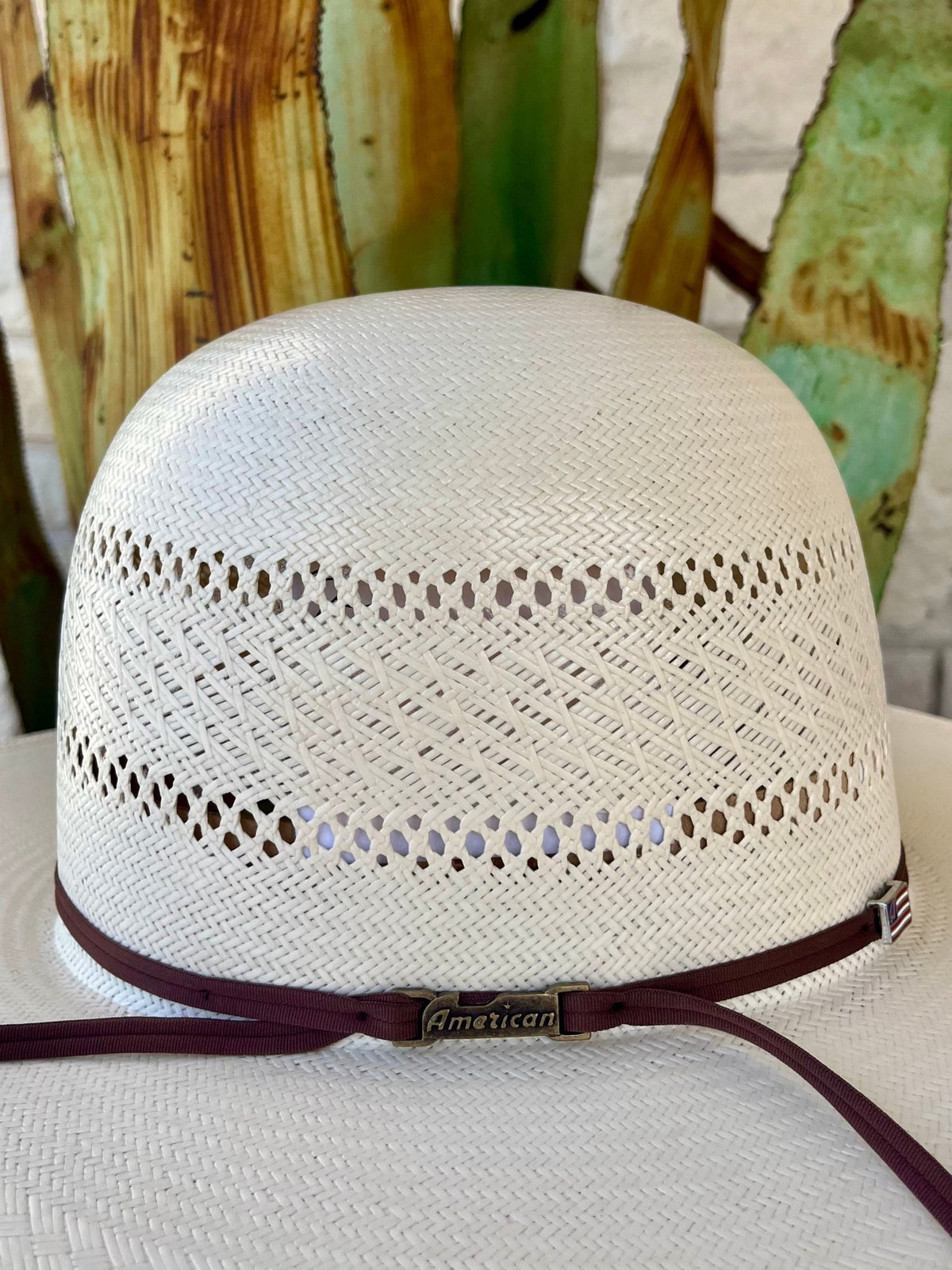 American Hat Co. Open Crown 4.5 Double-Lacquered Straw Hat