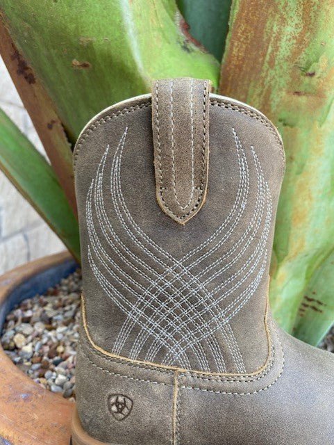 Kids Ariat Boot in Tan w/ Square Toe - 10035778 - Blair's Western Wear in Marble Falls, TX