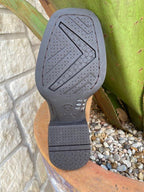 Kids Ariat Boot in Tan & Orange - 100035991 - Blair's Western Wear in Marble Falls, TX