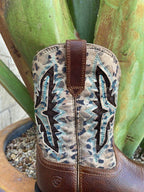 Kids Ariat Boots with Square Toe in Brown/Leopard - 10040258 - Blair's Western Wear in Marble Falls, TX
