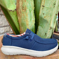 Men's Ariat Casual Shoe in navy, breathable mesh upper with elasticized laces - 10061333. Available at Blair's Western Wear, Marble Falls, TX.