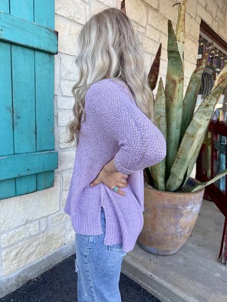 Ladies Lavender Knit - SK2207L