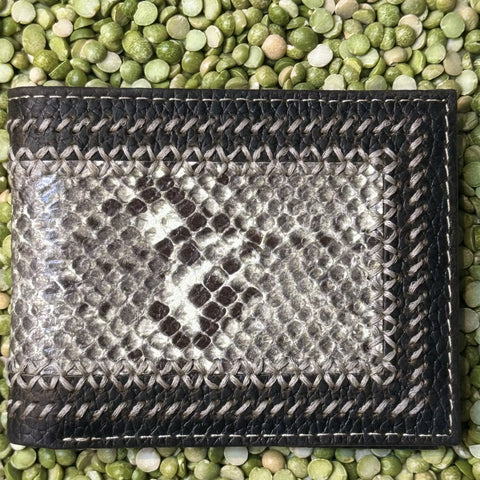 Men's Bifold Snake Print Wallet