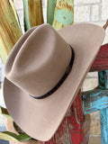 Sahara-colored 5X felt Western hat with a structured crown and brim — Blair's Western Wear Marble Falls TX