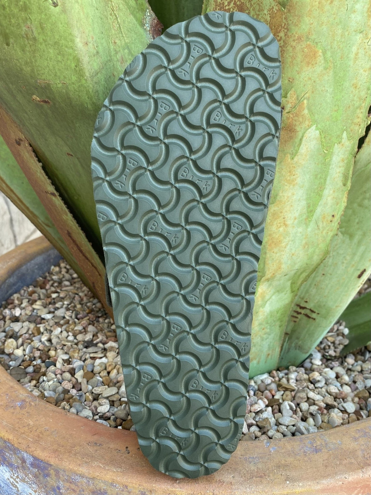 Birkenstock Men's Arizona Vegan Green Sandal