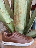 Birkenstock Men's Bend Low Brown Leather Sneaker