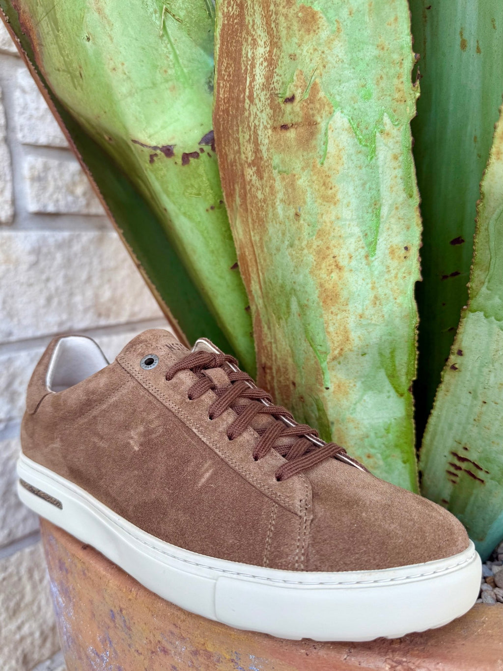 Birkenstock Men's Bend Low Dark Tea Suede Sneaker