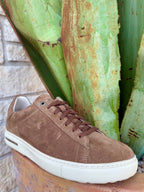 Birkenstock Men's Bend Low Dark Tea Suede Sneaker