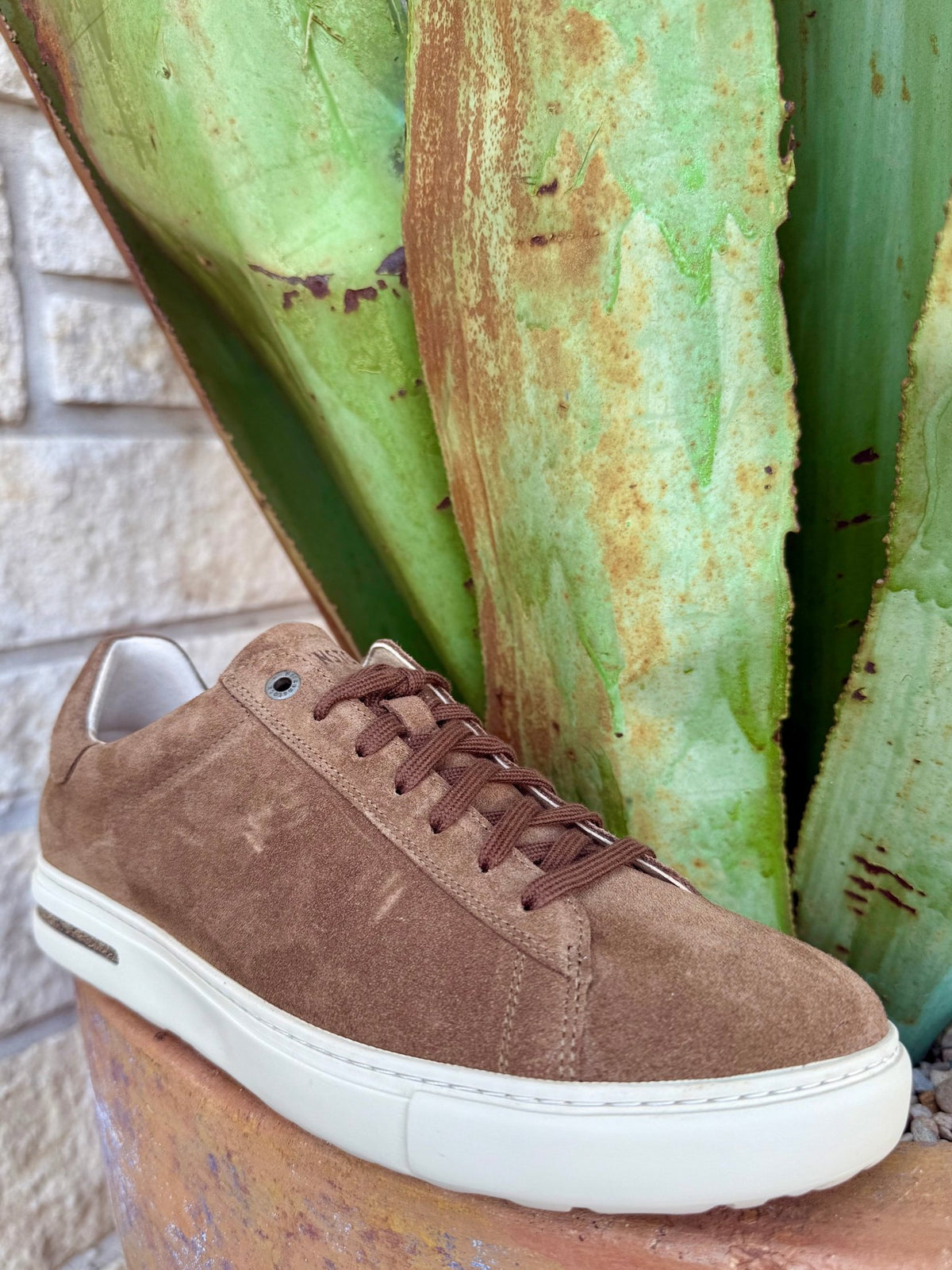 Birkenstock Men's Bend Low Dark Tea Suede Sneaker