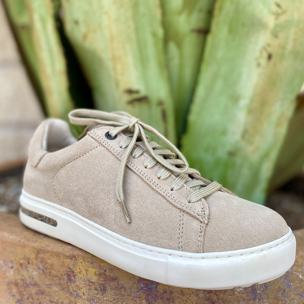 Birkenstock Women's Bend Low Tan Suede Sneaker