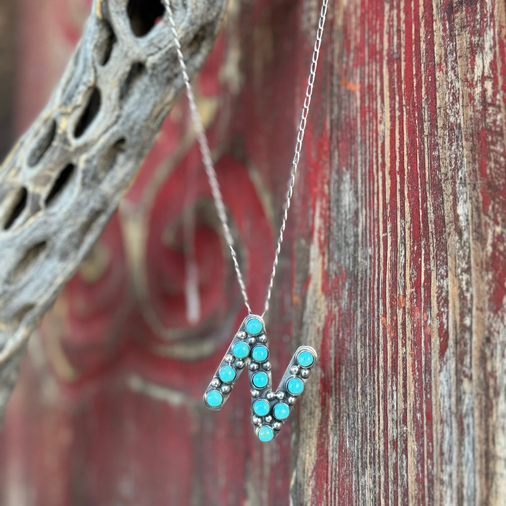 Bubble Letter Necklace - T320