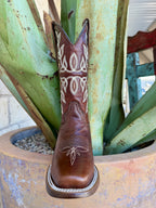 Women's Circle G Cognac Embroidered Western Boots