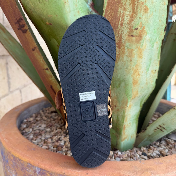 Women's Ariat Leopard Suede Mule