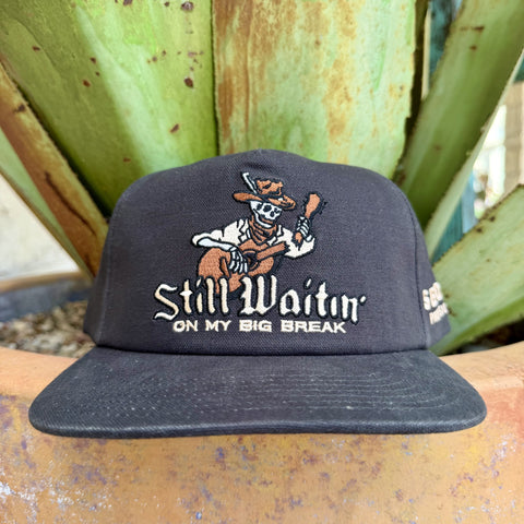 Men's Sendero black and tan Still Waiting for My Big Break embroidered cap — Blair's Western Wear Marble Falls TX