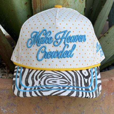 Women's Make Heaven Crowded Embroidered Cap