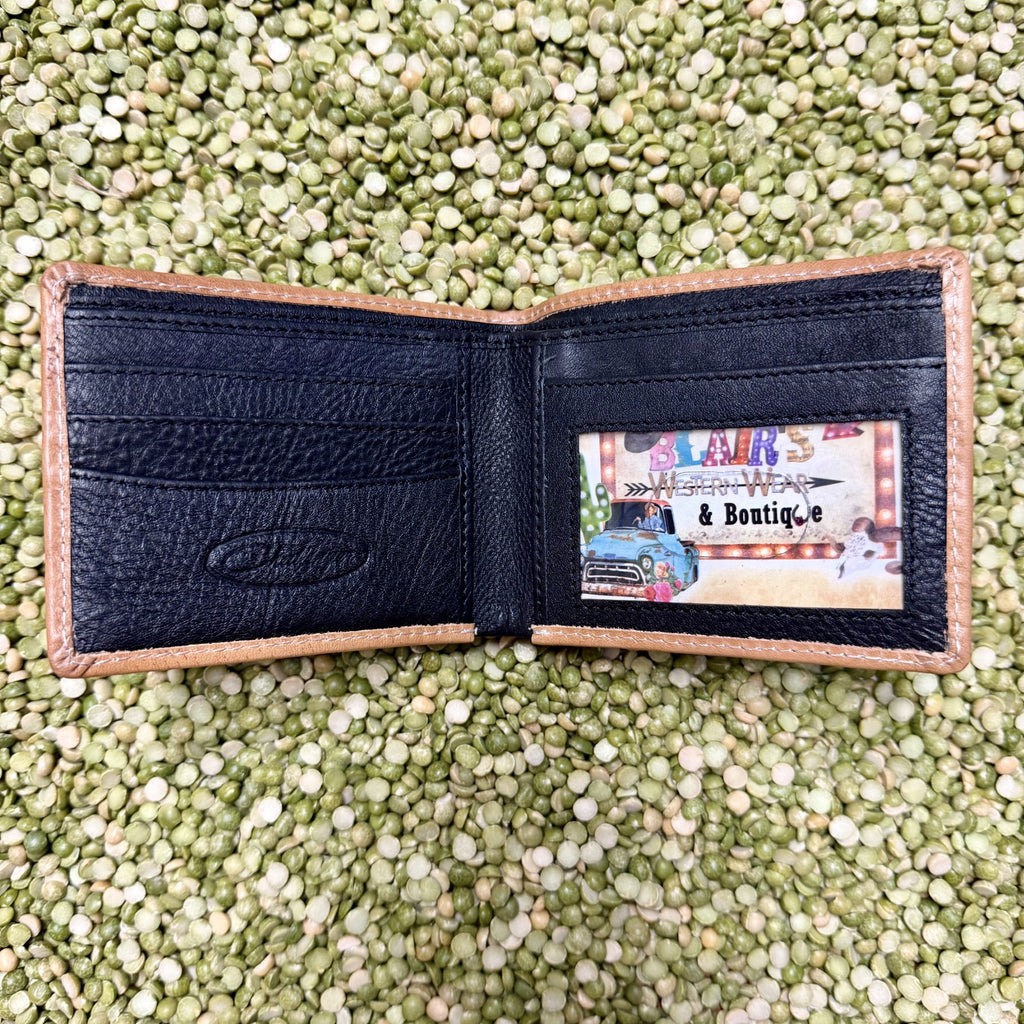 Men's Bifold Tooled Cross Wallet