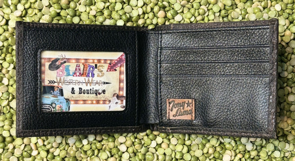 Men's Bifold Snake Print Wallet