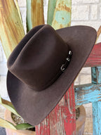 Chocolate 6X felt hat with a classic Western shape — Blair's Western Wear Marble Falls TX