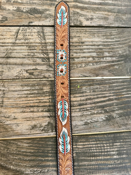 Kids' Painted Tooled Western Belt
