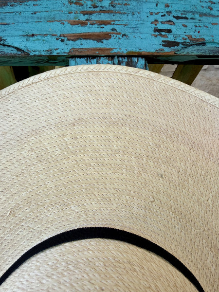 Sunbody 5-Brim Palm Straw Hat