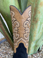 Corral Kid's Honey & Black Boot - T0172 - BLAIR'S Western Wear located in Marble Falls TX